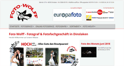 Desktop Screenshot of foto-wolff.de