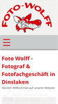 Mobile Screenshot of foto-wolff.de